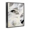 Stupell Industries White Abstract Expression Framed Giclee Wall Art Design by Ruth Fromstein
